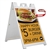 Signicade Deluxe 27"W A-Frame Double-Sided Folding Sign