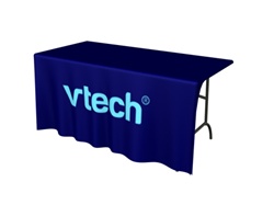 6ft Table DRAPE Front 1-Color Imprint