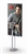 24"W Hybrid Pro Tablet Banner Stand