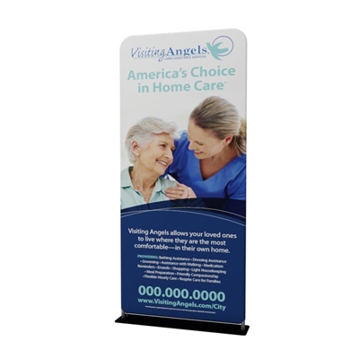 36" Waveline Fabric Banner Stand