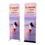 24inch x 78inch Waveline Fabric Banner Stand