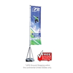 Mondo OUTDOOR Rectangle Banner Flag Stand