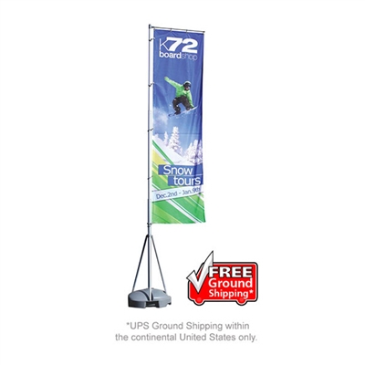 Mondo OUTDOOR Rectangle Banner Flag Stand