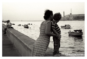 Fine Art Giclee Print - 'Love on the Malecon' - Havana, Cuba