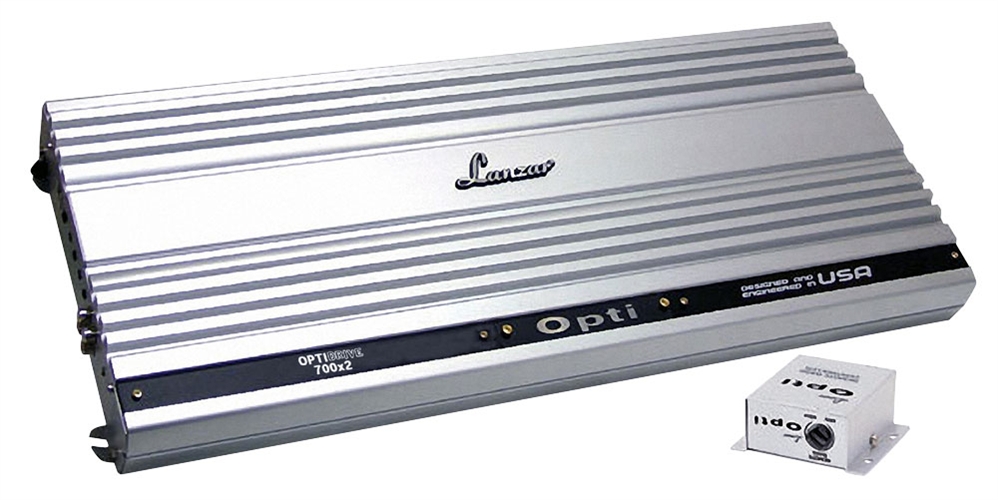 Lanzar Optidrive Opti700X2 2800 Watt 2 Channel Competition Amplifier