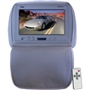 Pyle PL90HRGR Adjustable Gray Headrest/ Built-In 9'' TFT-LCD Monitor with IR