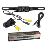 Pyle PLCM10 License Plate Mount Rear View camera w/Night Vision