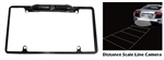 Pyle PLCM19 Low Lux Rear Camera Black Chrome Metal Lisence Plate Frame