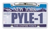 Pyle PLCM21 Low Lux Rear Camera Chrome Metal License Plate Frame