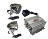 Pyle PLMCA20 100 Watts Motorcycle/ATV/Snowmobile Mount Amplifier with Dual handle-bar Mount Weatherproof speakers w/MP3/Ipod Input