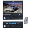 Pyle PLTS76U 7'' Single DIN IMotorized Touch Screen LCD Monitor w/ DVD/CD/MP3/USB/SD/AM-FM Receiver