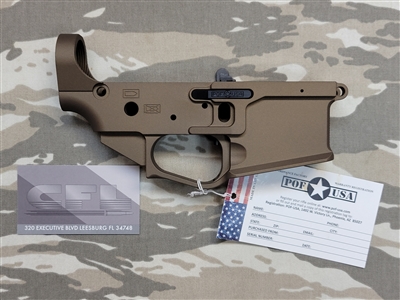 POF USA GEN 4 P415 Stripped Lower BURNT BRONZE SKU 01833