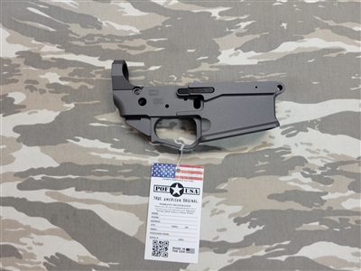 POF USA GEN 4 CMR Revolution STRIPPED Lower RECEIVER TUNGSTEN GREY SKU 01972