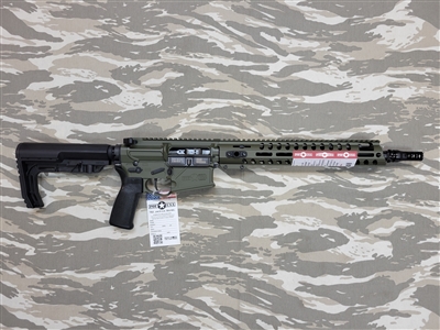 POF USA ROGUE .308 13.75" OD GREEN from Patriot Ordnance Factory Direct Impingement 7.62MM rifle SKU 02065