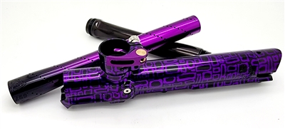 ETHA 3 & 3M FLE 3 BODY KIT Polished Black & Purple Geometric