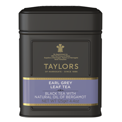 Taylors of Harrogate Earl Grey - Loose Tea Tin Caddy 4.4oz