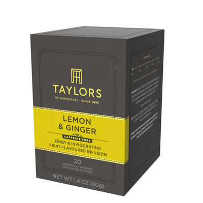Taylors of Harrogate Raspberry & Vanilla  - 100 Wrapped Tea Bags