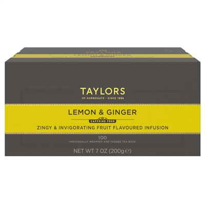 Taylors of Harrogate Raspberry & Vanilla  - 100 Wrapped Tea Bags