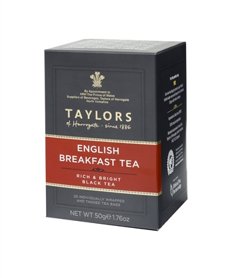 Taylors of Harrogate English Breakfast - 20  Wrapped Tea Bags