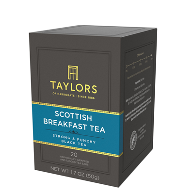 Taylors of Harrogate Scottish Breakfast - 20  Wrapped Tea Bags