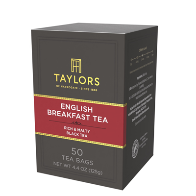 Taylors of Harrogate English Breakfast - 50 Tea Bags