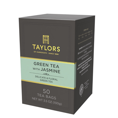 Taylors of Harrogate Green Tea with Jasmine - 50 Tea Bags