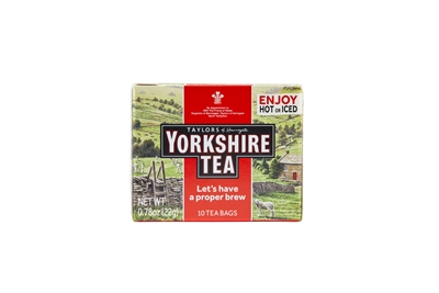 Yorkshire Tea - 10ct String & Tag Tea Bags (Case of 20)