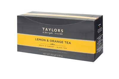 Taylors of Harrogate Lemon & Orange  - 100 Wrapped Tea Bags