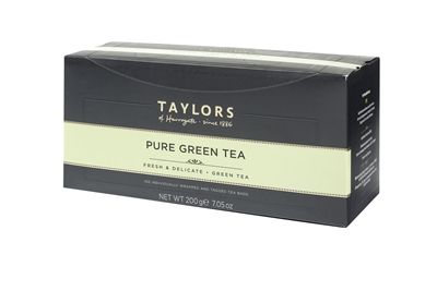 Taylors of Harrogate Delicate Green Tea - 100  Wrapped Tea Bags