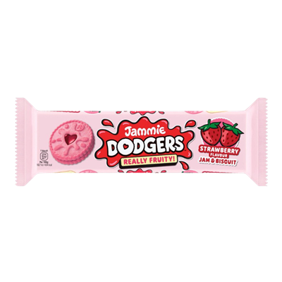 Strawberry Jammie Dodgers (Case of 18)