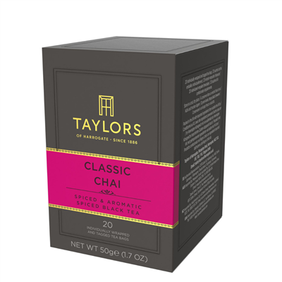 Taylors of Harrogate Classic Chai - 20  | Brands of Britain