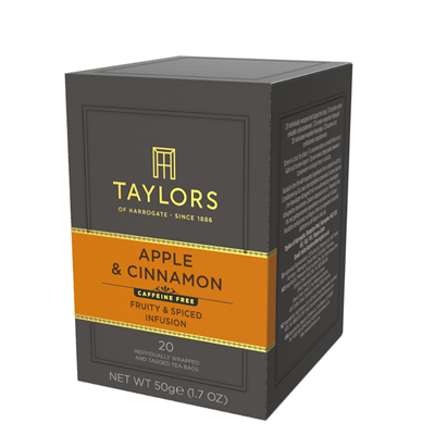 Taylors of Harrogate Apple and Cinnamon - 20 | Brand of Britain