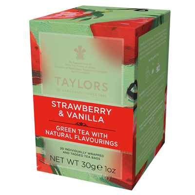 Taylors Strawberry & Vanilla Green Tea - 20