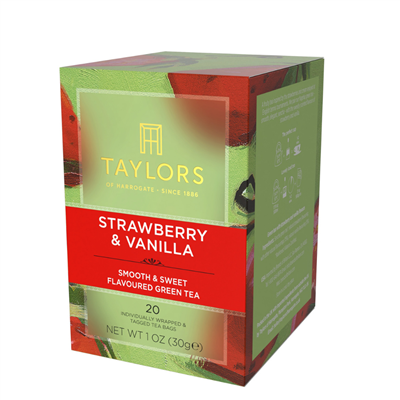 Taylors Strawberry & Vanilla Green Tea - 20