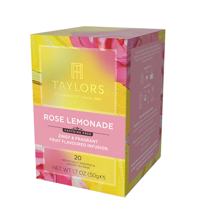 Taylors of Harrogate Rose Lemonade Infusion - 20