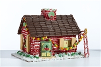 the reusable gingerbread house