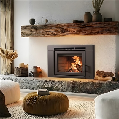 Supreme Lumis 22 Rectangular Wood Burning Fireplace Insert