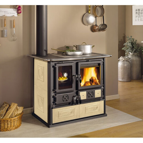 Guliver Wood Cook Stove by Guca- Burgundy