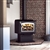 Drolet Escape 1800 Wood Stove on Pedestal - Brushed Nickel Door