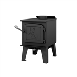 Drolet Fox Wood Stove on Pedestal