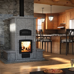 Valcourt FM1200 Mass Wood Fireplace with Oven