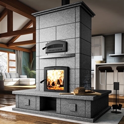 Valcourt FM1500 Mass Wood Fireplace with Oven