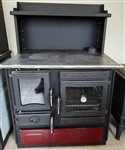 Guliver Wood Cook Stove by Guca Black