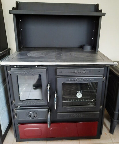 Guliver Wood Cook Stove by Guca Black at Obadiah's