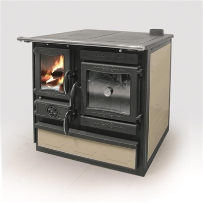 Guliver Hydro Wood Cook Stove by Guca Burgandy