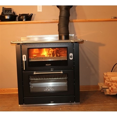 Rizzoli ML80 Classic Wood Cook Stove - Black