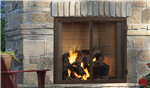Majestic Castlewood 42" Outdoor Wood Fireplace
