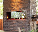 Majestic Lanai 48" Outdoor See-Through Direct Vent Gas Fireplace