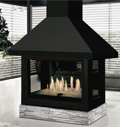 J.A. Roby Pampero Direct Vent Gas Fireplace