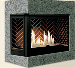 J.A. Roby Auster/Mousson Direct Vent Gas Fireplace